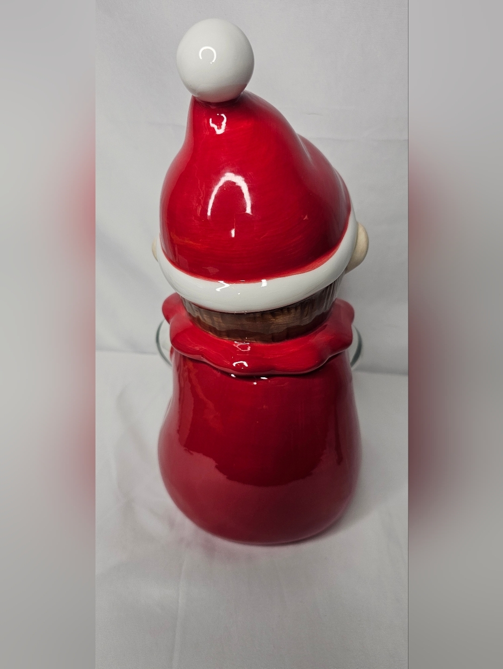 ​Cracker Barrel Christmas Elf Cookie Jar Earthenware Holiday Decor 11.5" - Picture 3 of 9
